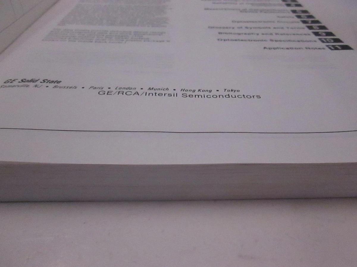 Used Ge Solid State Data Book Optoelectronics SSD-430, Used
