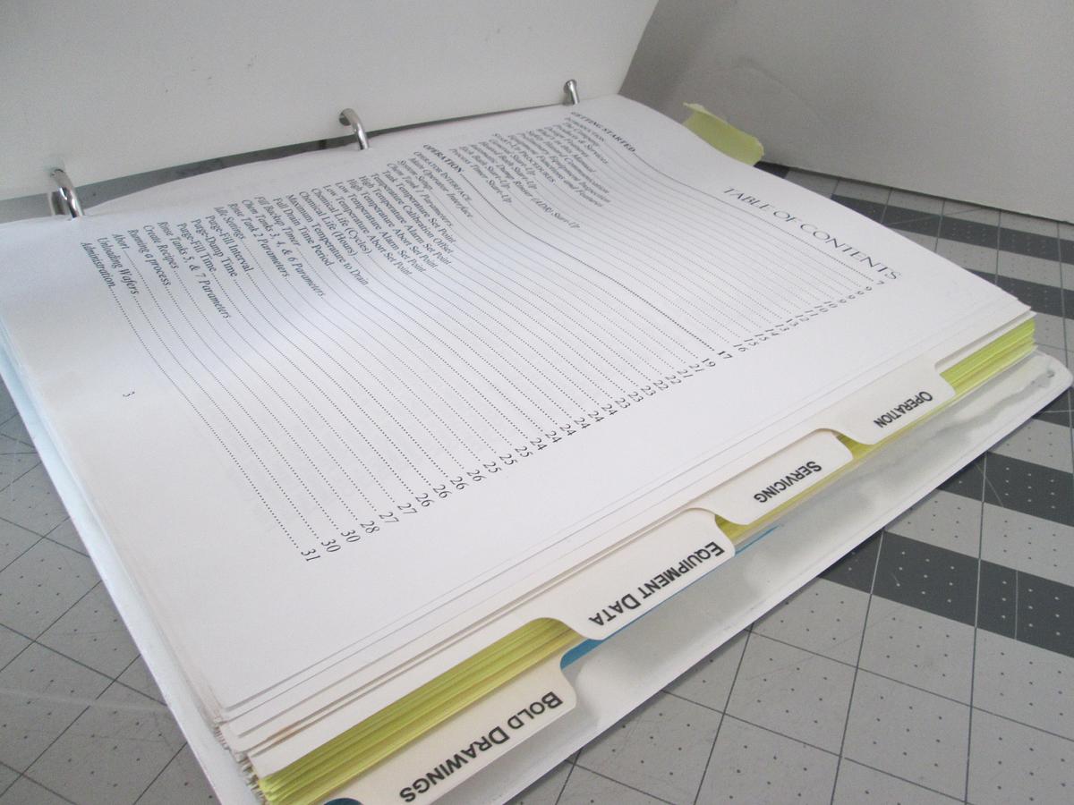 Used Bold Technologies, 1860, Linear Surface Prep Station, User Manual, Used