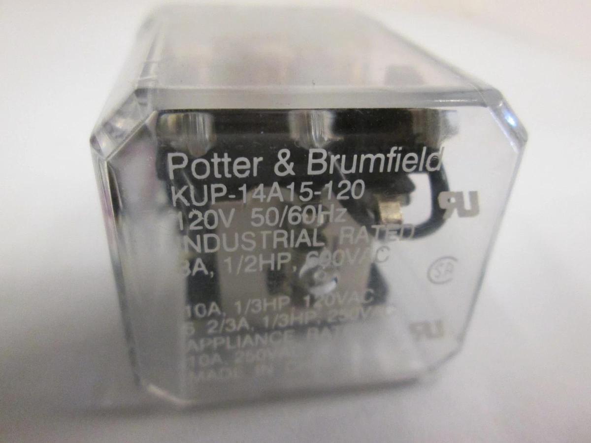 Used Potter & Brumfield, KUP-14A15-120, 120V Relay, Used