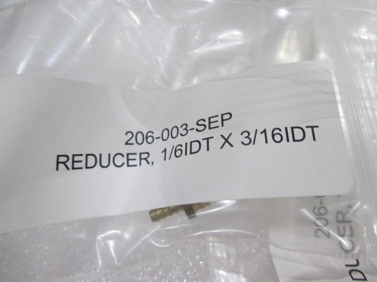 Reducer, 1/6IDT x 3/16IDT, 206-003, New, Lot of 7