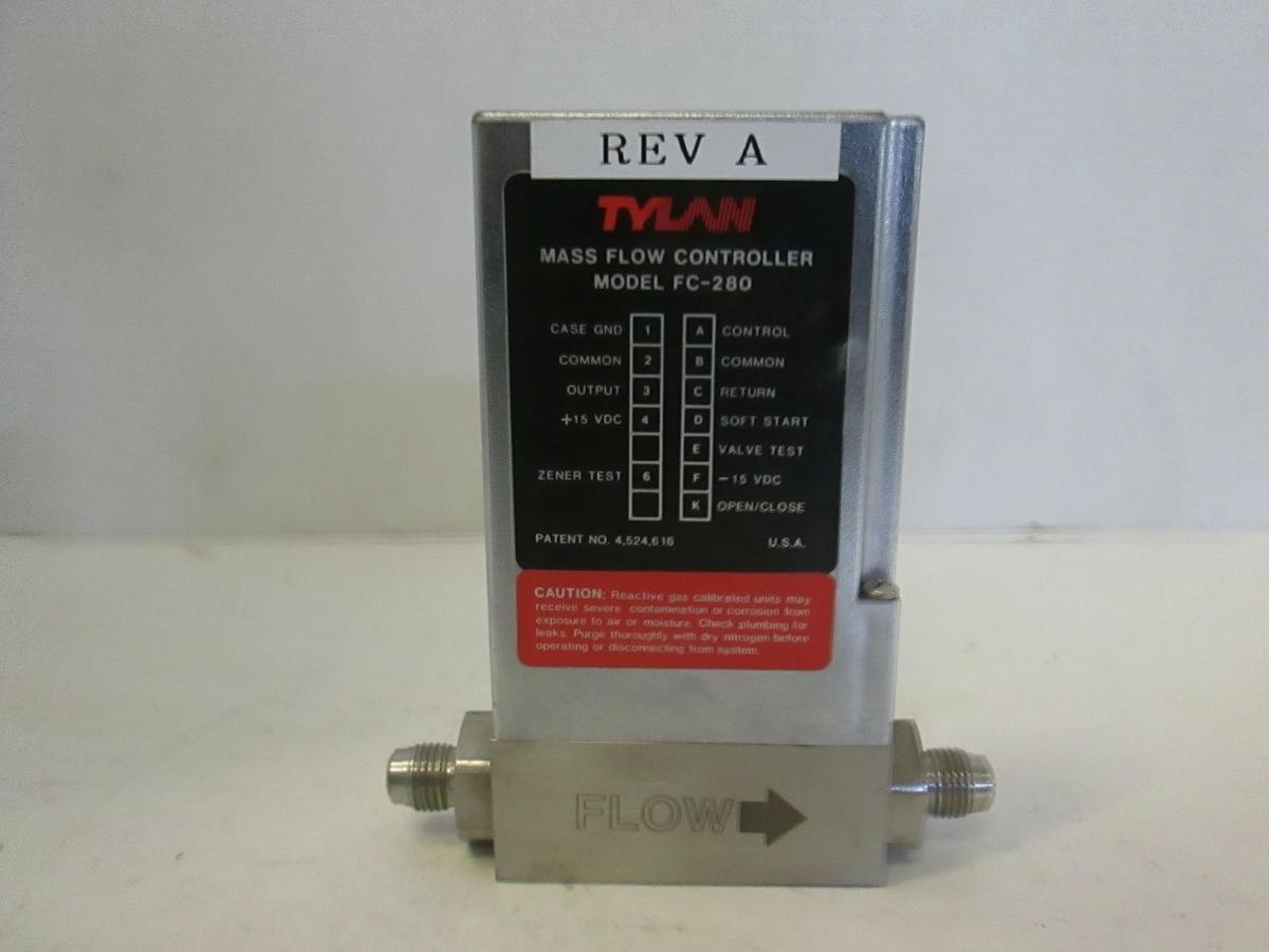 Used Tylan FC-280 AV, Mass Flow Controller MFC, O2, 500 SCCM, Used
