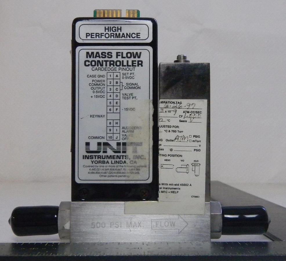 Used Unit UFC-1100A Mass Flow Controller, Gas- N2,Range- 500sccm, Used