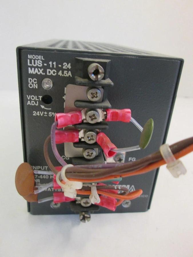 Used Lambda LUS-11-24 Adjustable Power Supply, Max DC 4.5A, 24V +/- 5%, Used