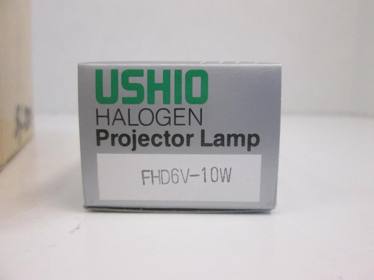Used USHIO FHD6V-10W Halogen Projector Lamp, Used, Lot of 8