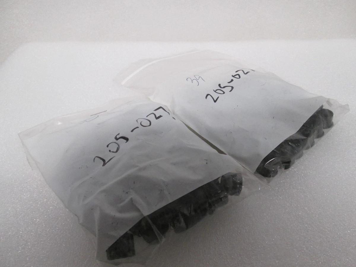 Black, Plastic Plug, 205-027, New, Lot of 89