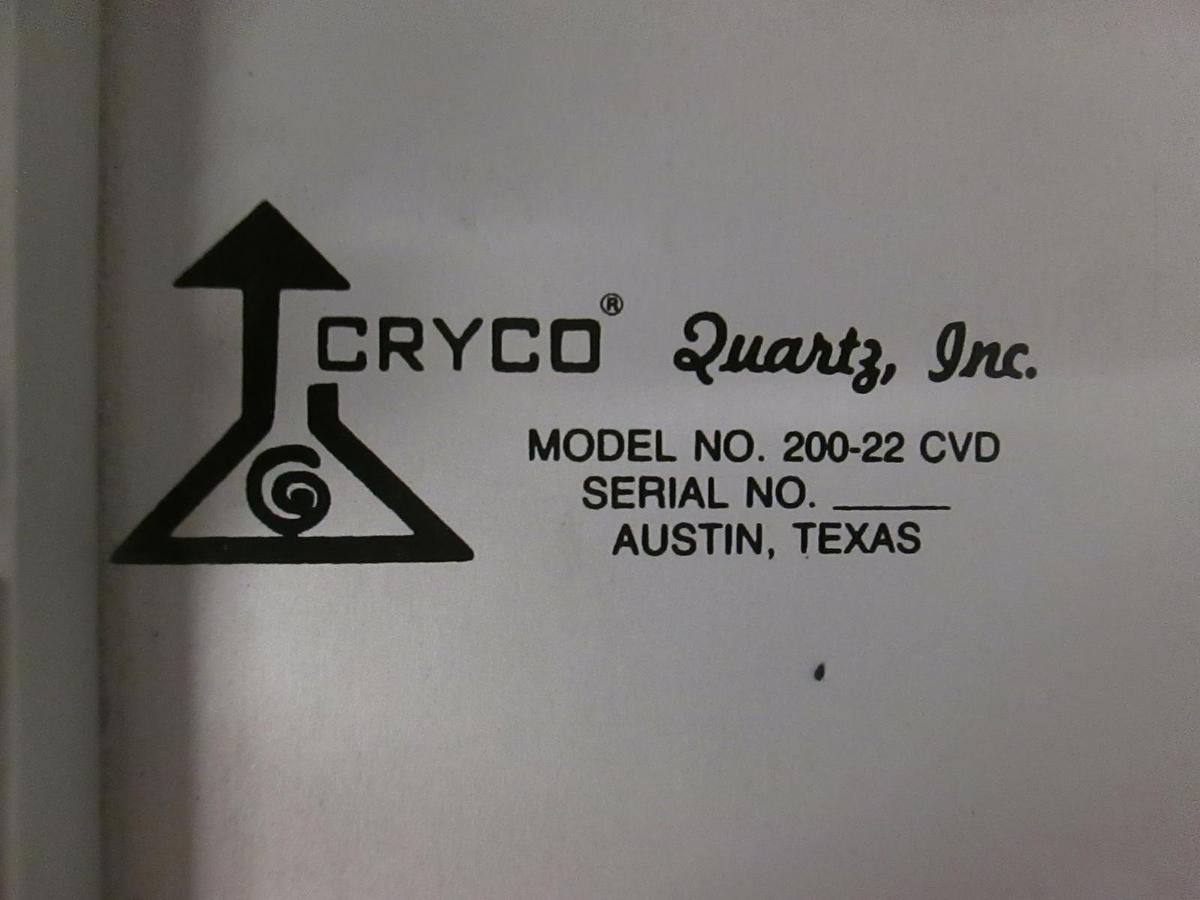 Used Cryco Industries, Cantilever Head/ Boat Loader Head Assembly 200-22CVD, Used