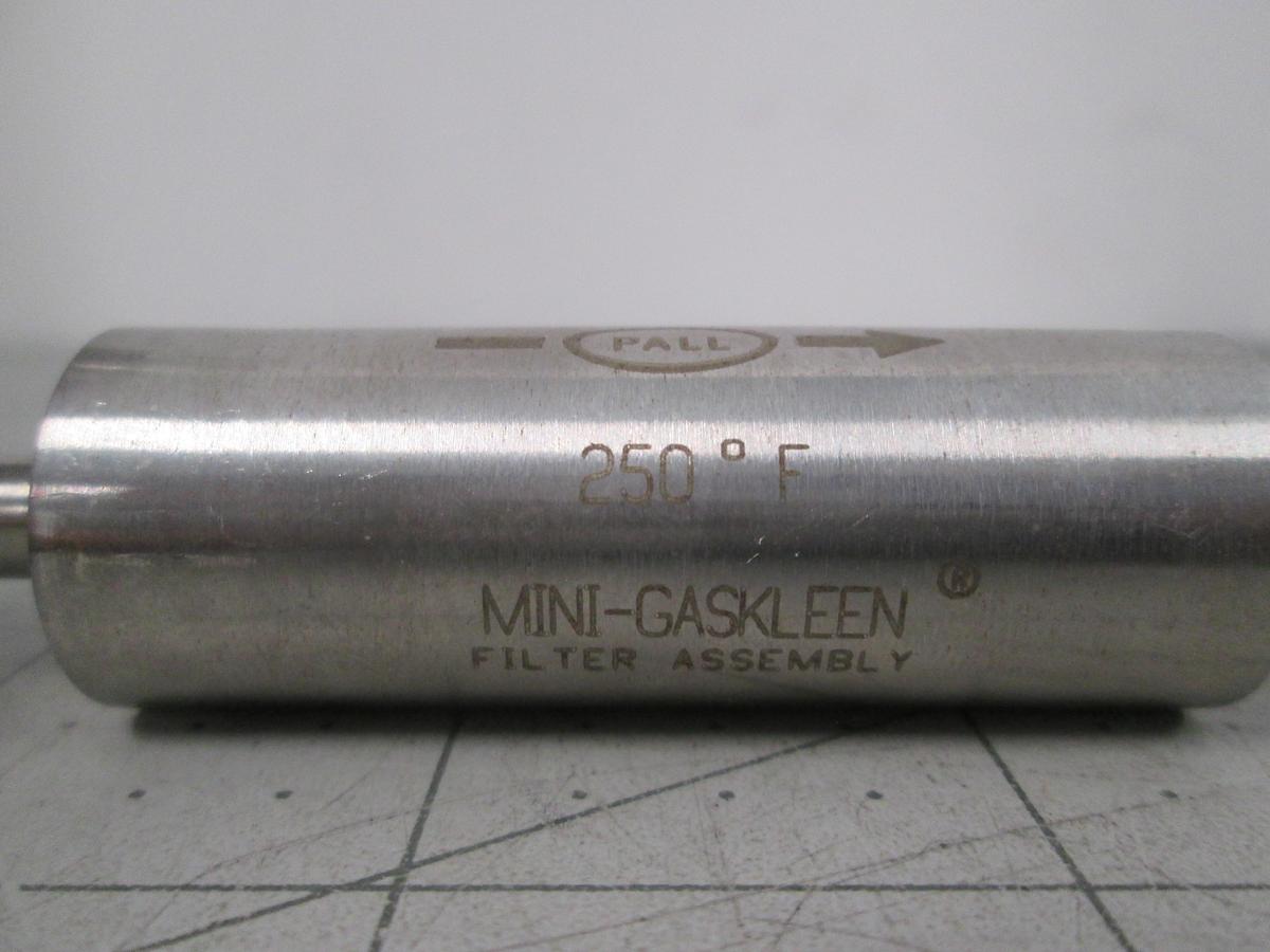 Used Pall, GLFPF3101BW4, Mini Gaskleen Hi-Flow Gas Filter, 1/4"Butt Weld Used