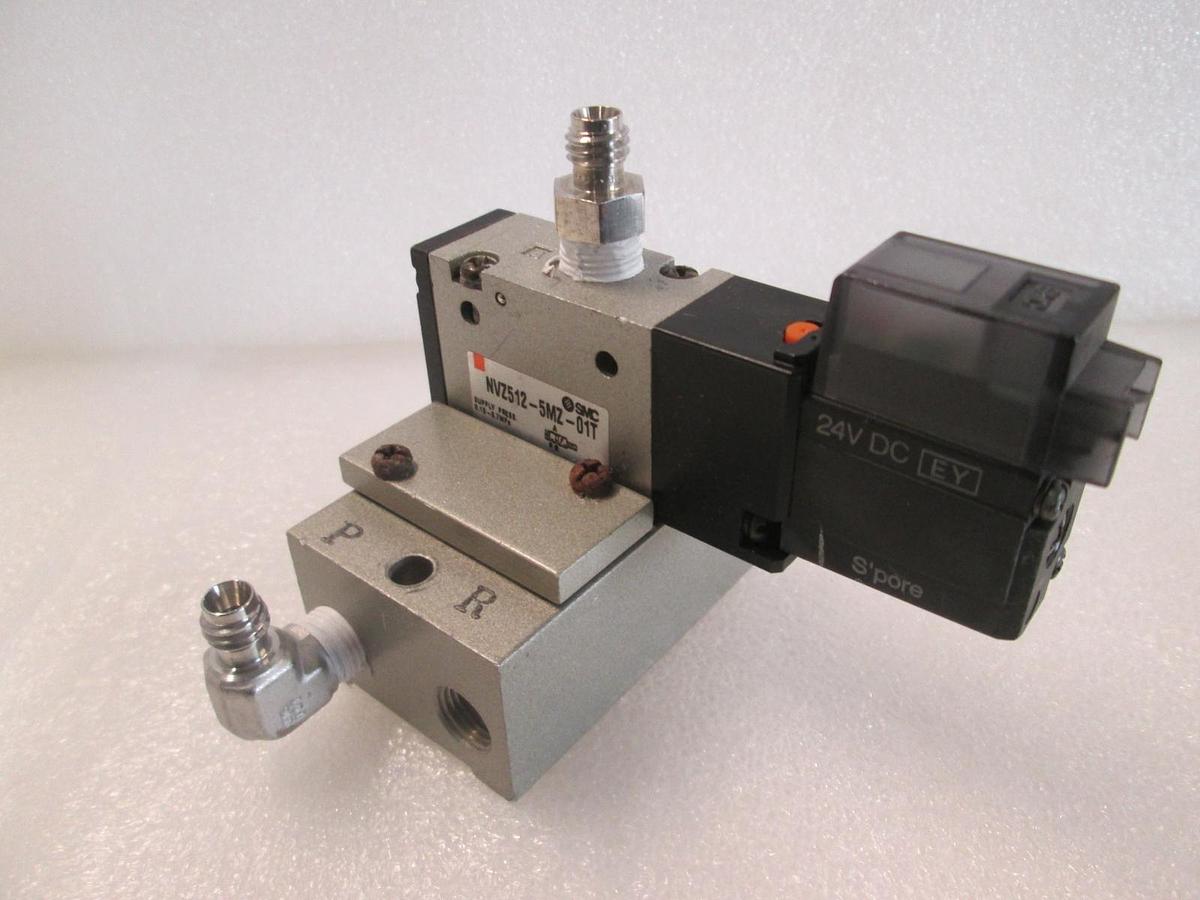 Used SMC, NVZ512-5MZ-01T, Solenoid Valve Assy, Used