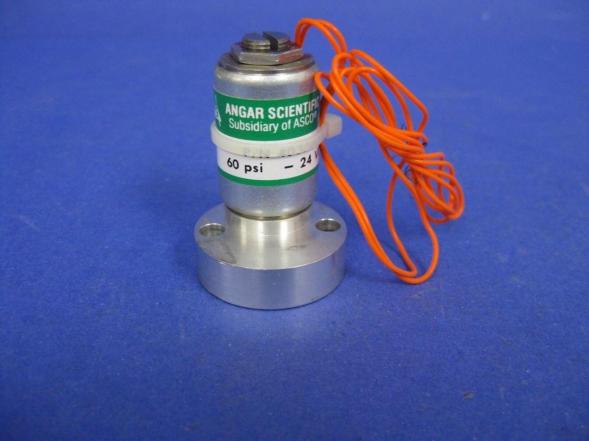Angar Scientific Asco 403000 Solenoid Valve, 24VDC, 60 PSI, New