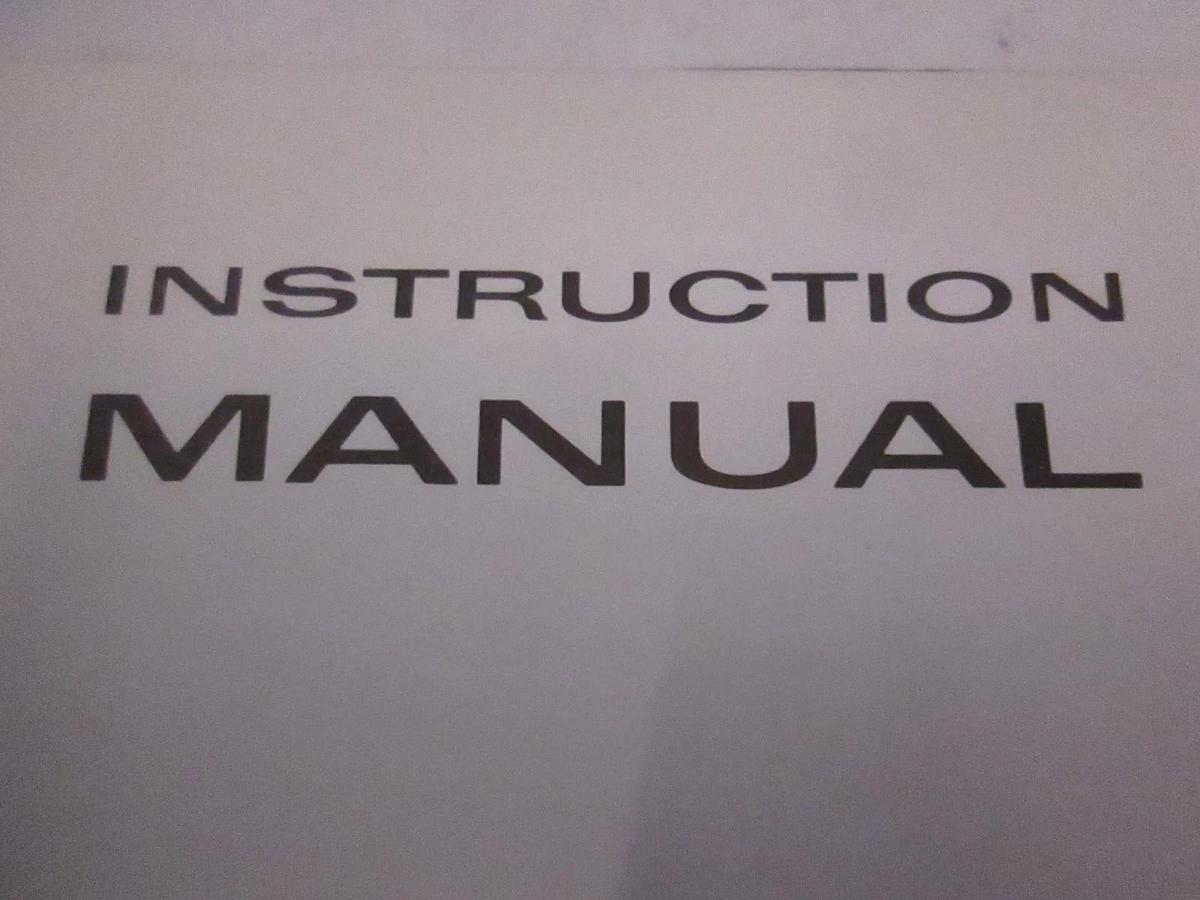 Used Tectronix Type 2A61 Plug-In Instruction Manual, Used