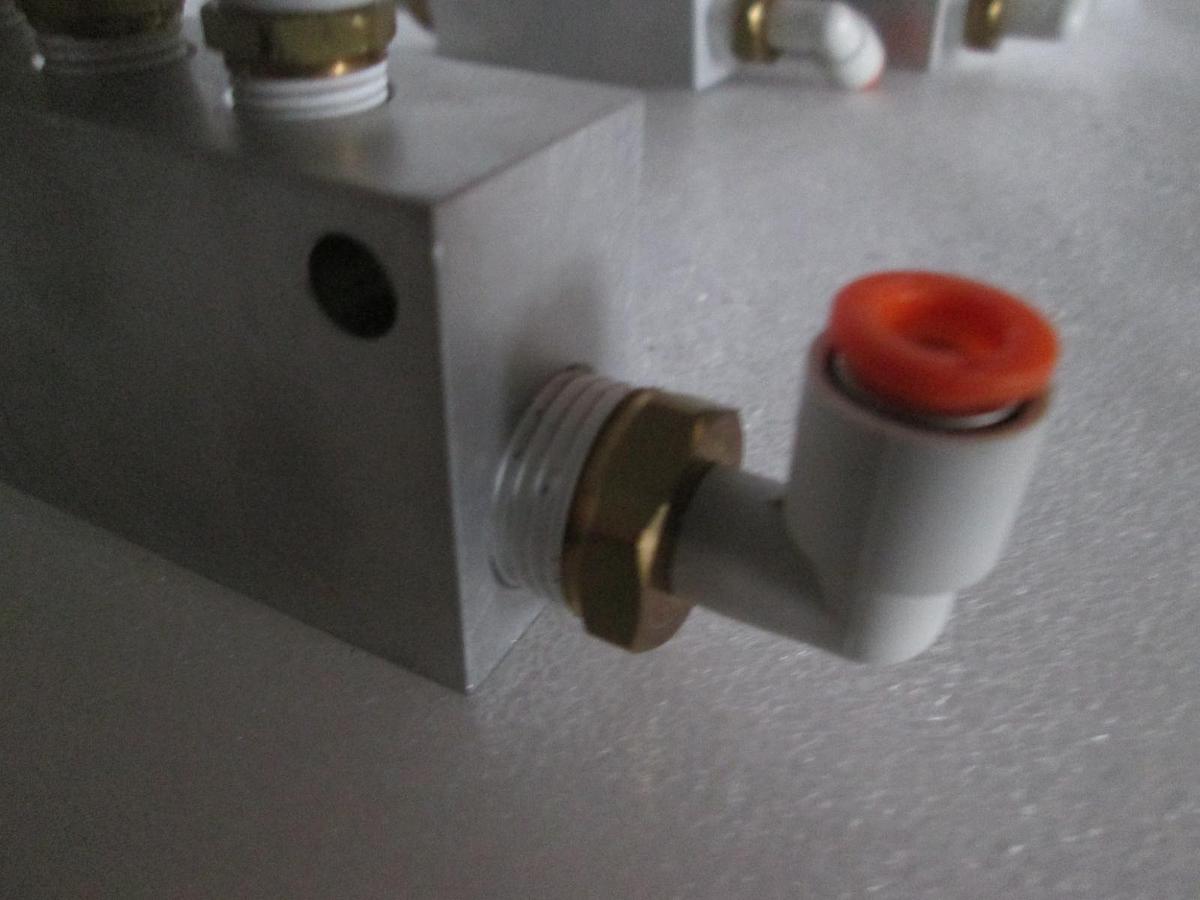 Used SMC, 5 Valve Assy Block Assy, Used, Lot of 3
