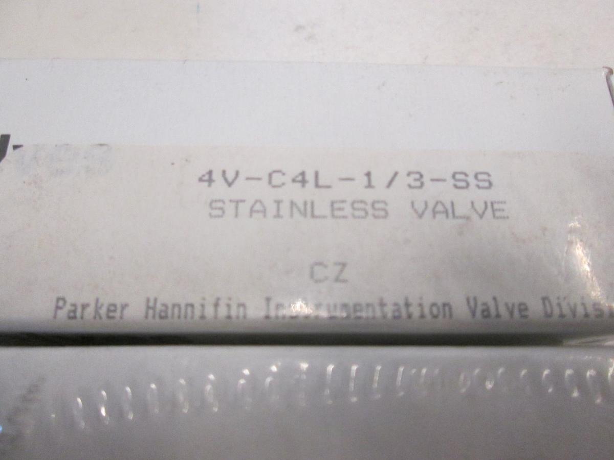 Used Parker, 4V-C4L-1/3-SS, Check Valve, New Unopened, Lot of 2
