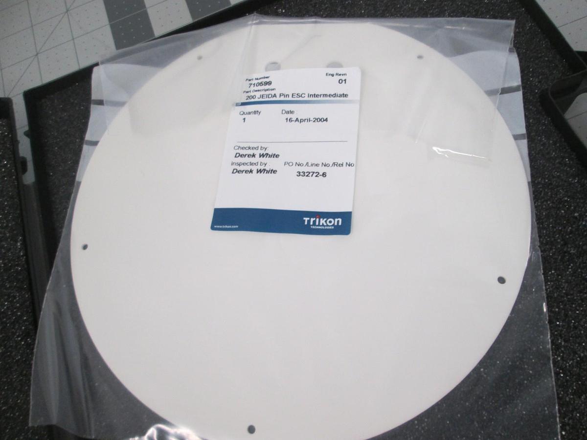 Used Trikon, Electrostatic Chuck Platen Shield, 200 JEIDA, 710599, New