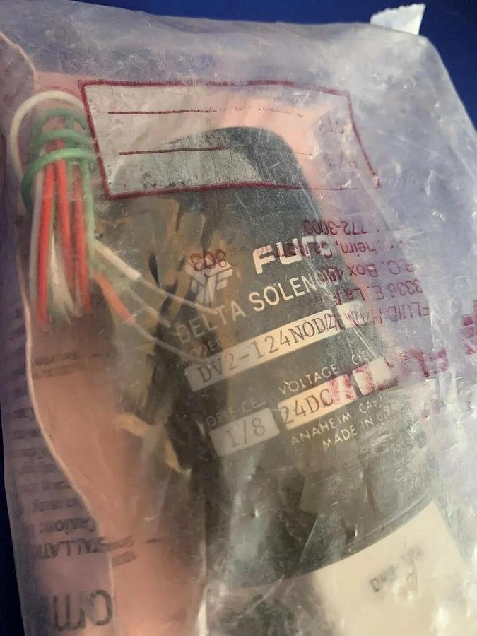 Furon Delta Solenoid Valve, DV2-124NOD2, Normally Open, New