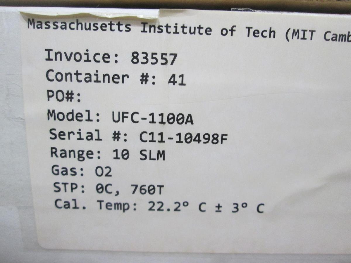 UNIT, UFC-1100A, O2, 10 SLM, Mass Flow Controller, New