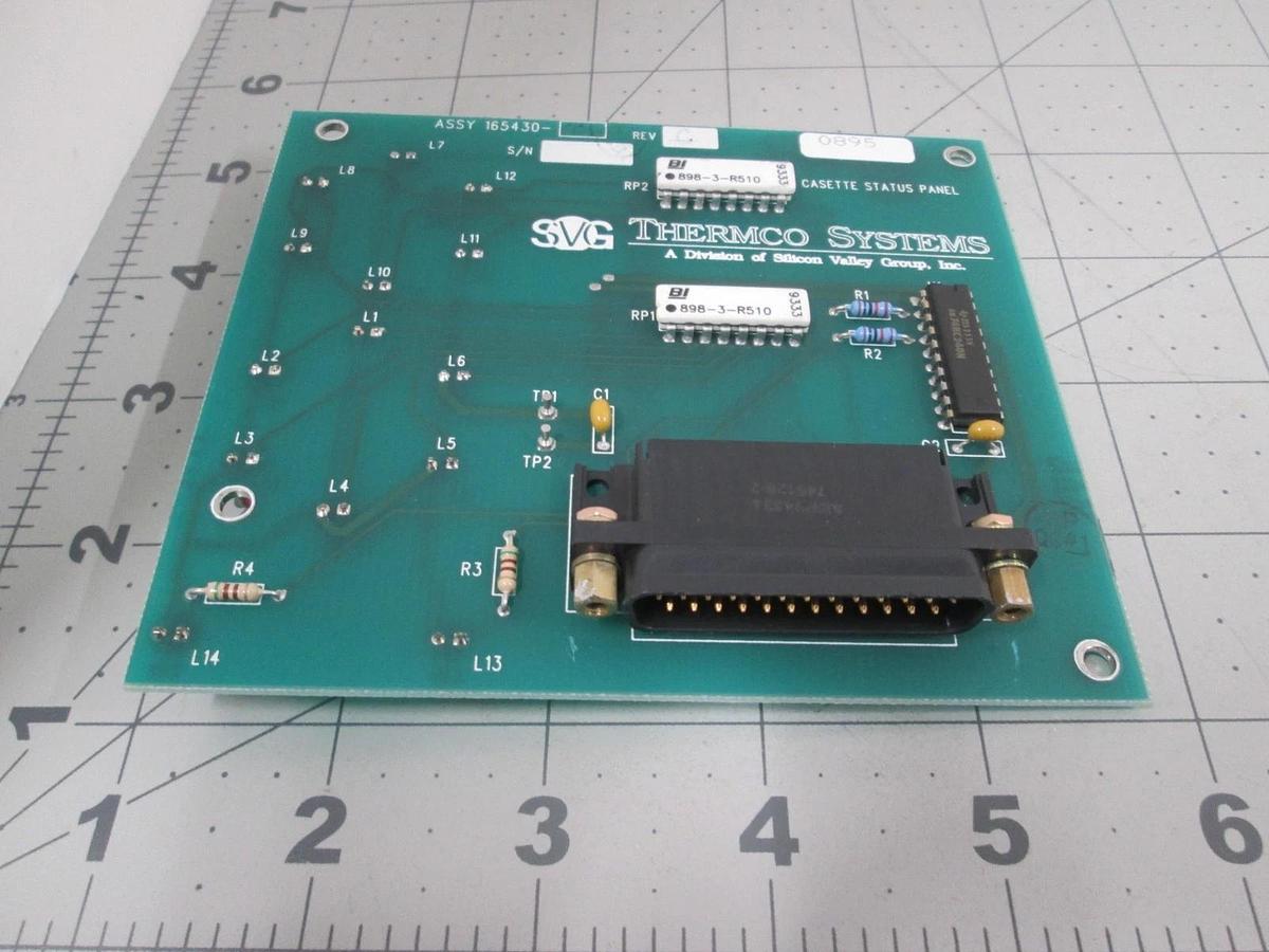 Used SVG VTR, 165430-001R, Cassette Status Panel, PCB Assy, New
