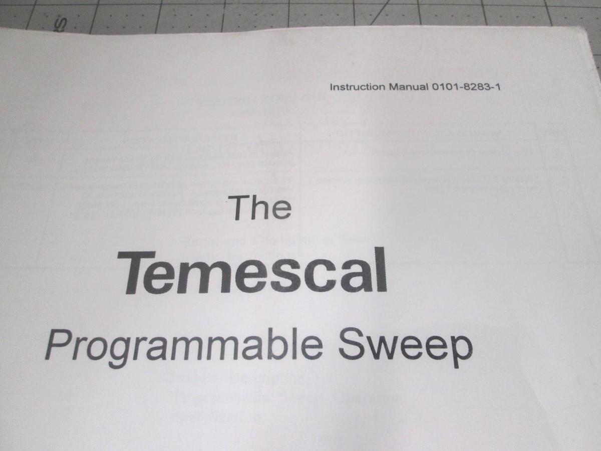 Used BOC Coating Technology, The Temescal Programmable Sweep Manual, Used