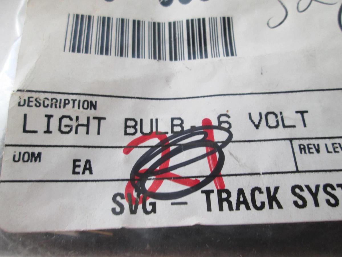 Miniature Light Bulb, 110-003, 6 Volt, New, Lot of 85