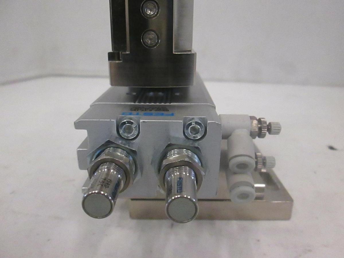 Used FESTO, DRQD-B-16-180-YSRJ-A-AL-FW-F, Rotary Actuator w/ 10SEC Olympus, Used