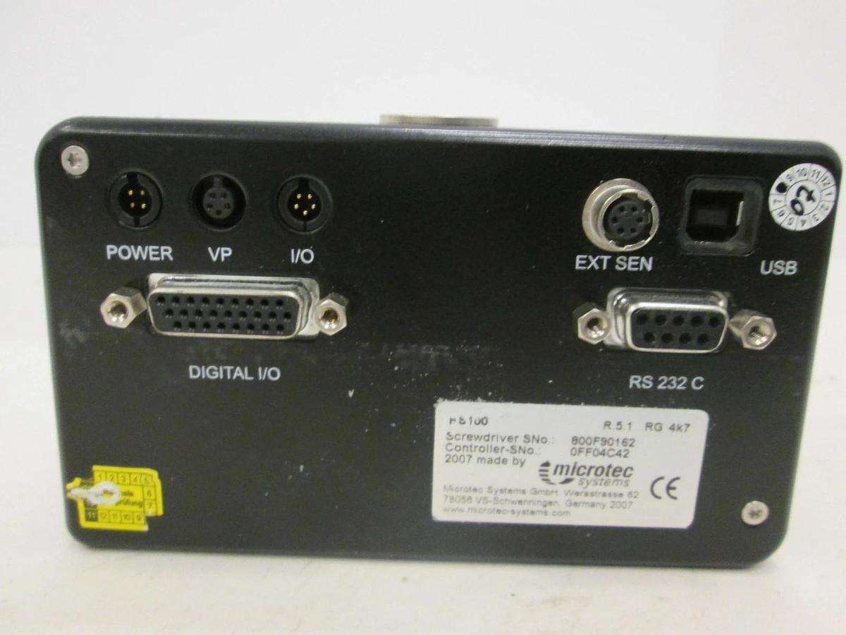 Used Microtec Systems, RS-100 Microdrive RS Transducerized Controller, Used