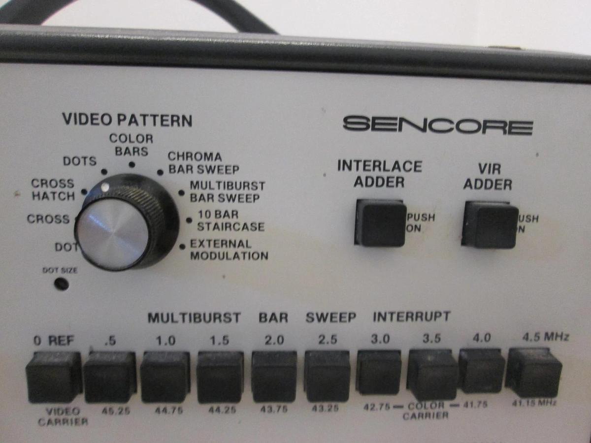 Used Sencore, Model VA62, Universal Video Analyzer, Used
