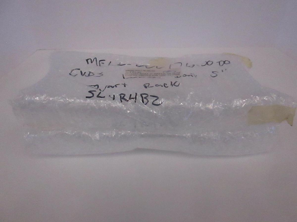 Used Quartz Boat 5" Wafer, 68-Slot, CVD-03, ME66-000176-00-00, New, Lot of 2
