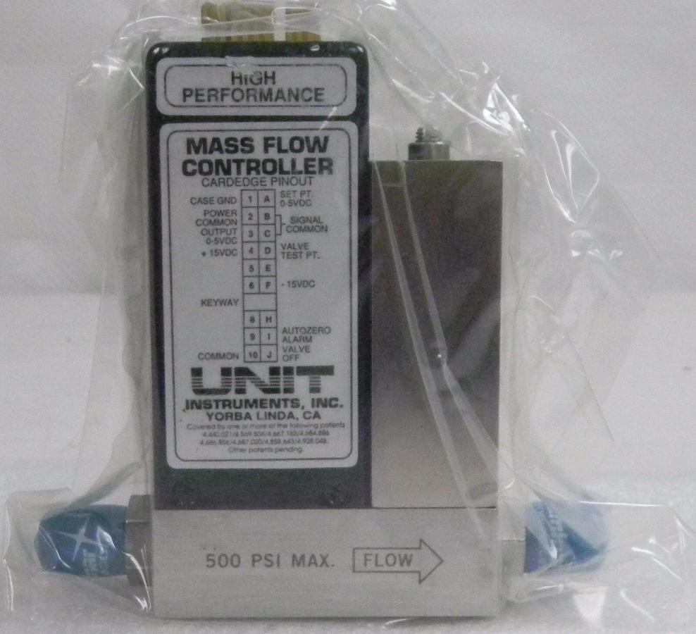 Used Unit UFC-1200A, Mass Flow Controller, Gas- HCL, Range- 500 SCCM, 1/4" M I/O VCR