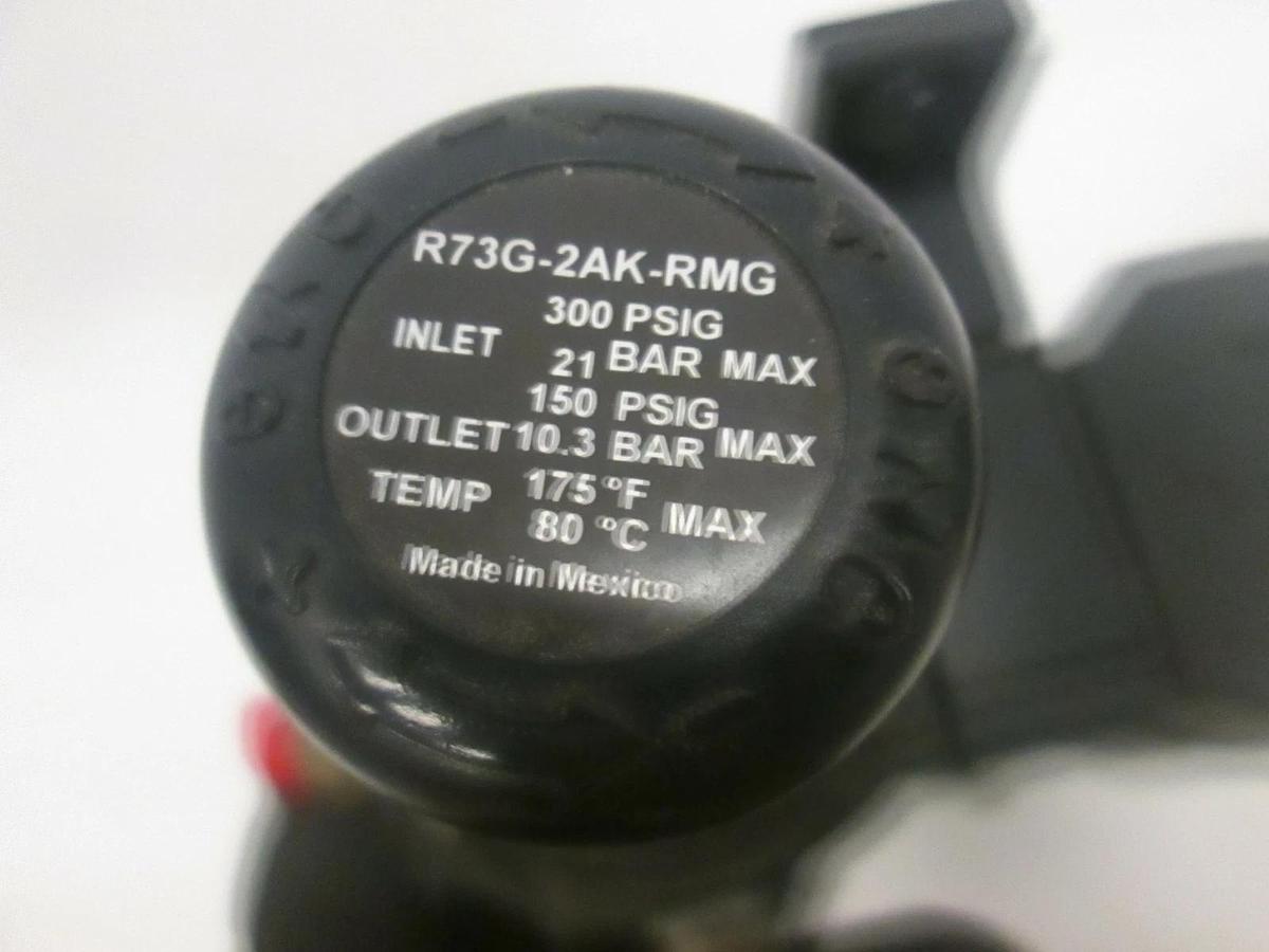 Used Norgren, Air Press Regulator Assy w/ Gauge, R73G-2AK-RMG, Used