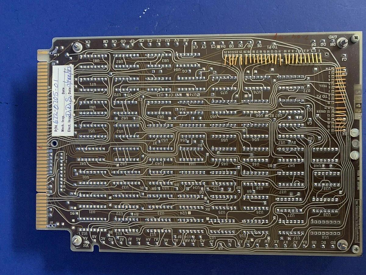 Used Tektronix 670-0705-01 Control (PDP-11) Multi-Interrupt Interface PCB Assy, Used