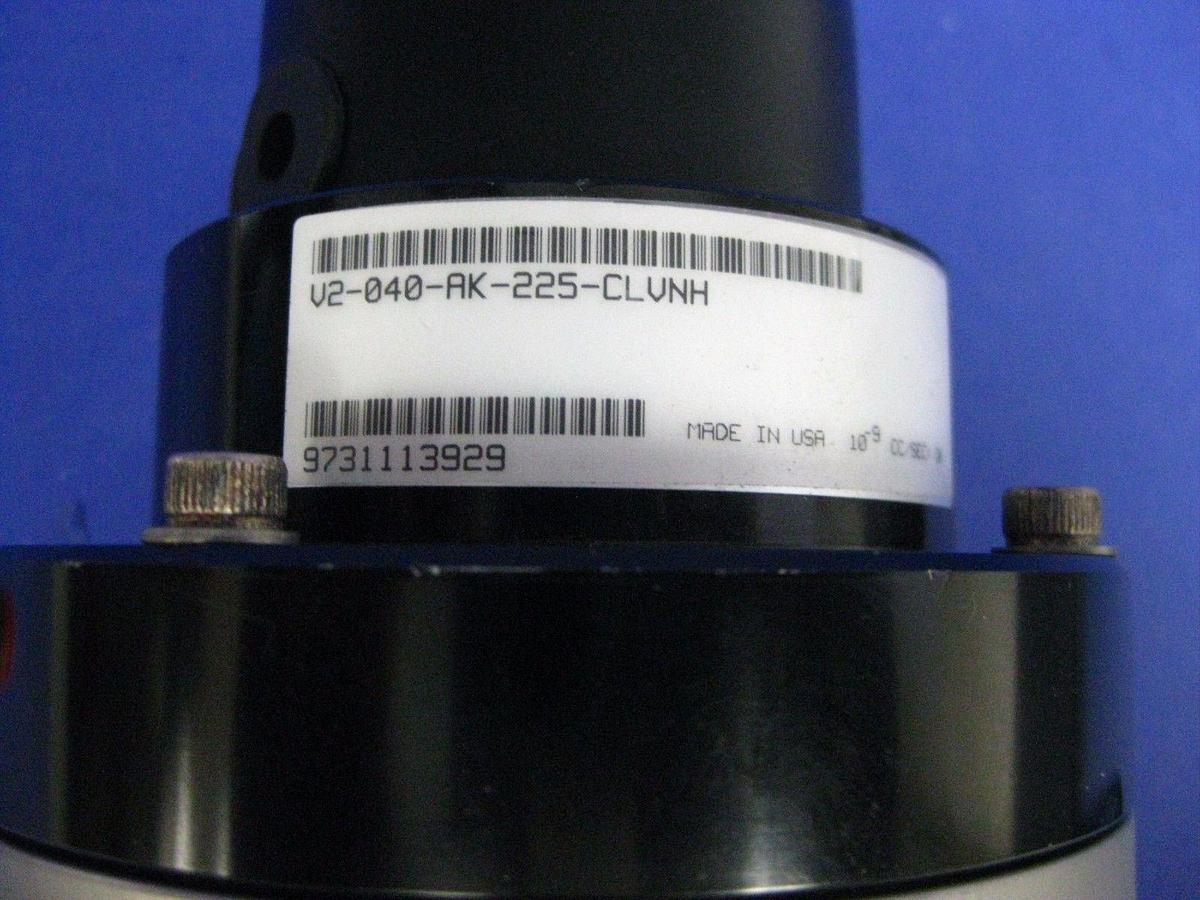 Used MKS HPS V2-040-AK-225-CLVNH 2-Stage Vacuum Valve, Right Angle, for parts