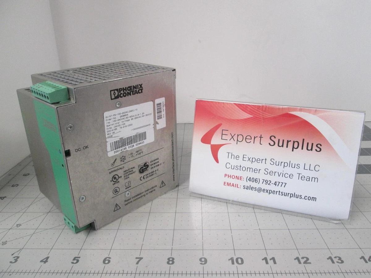Used Phoenix Contact, QUINT-PS-100-240AC/24DC/10, Switching Power Supply, Used