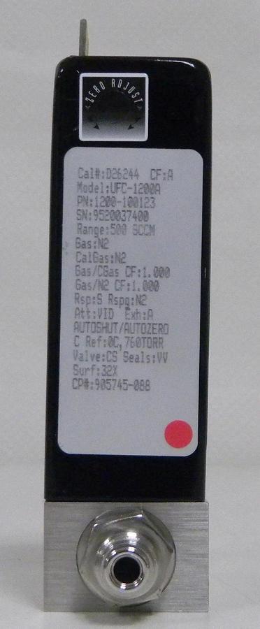 Used Unit UFC-1200A Mass Flow Controller, Gas- N2, Range- 500 SCCM, Used