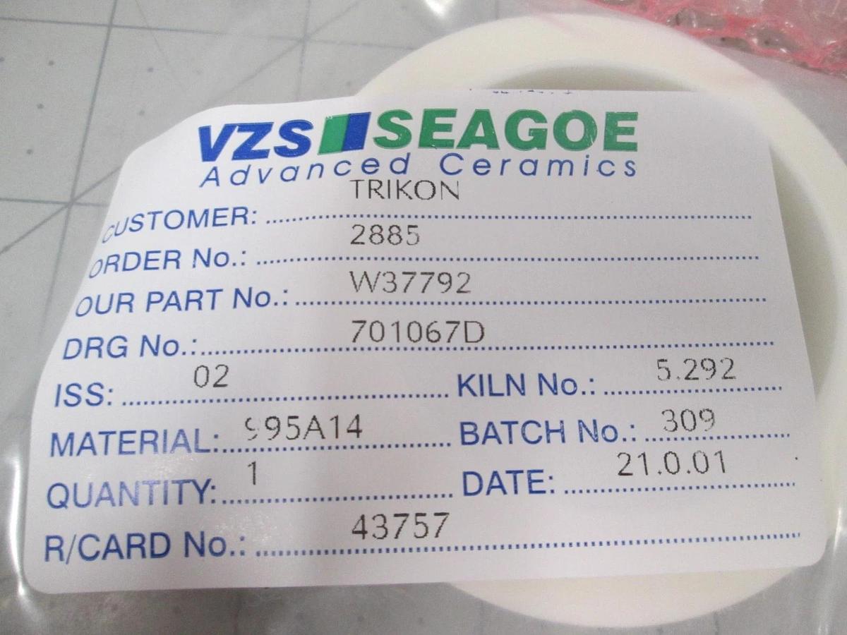 Trikon Tech, 701067, VZS Seagoe Insulator Ring, Top, New