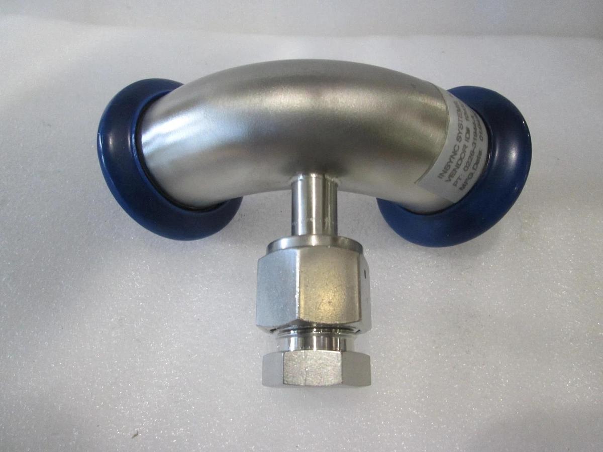 Used AMAT, 0226-31944, WELDMENT, ELBOW, KF40, W/ 3/8" FEMALE VC, Used