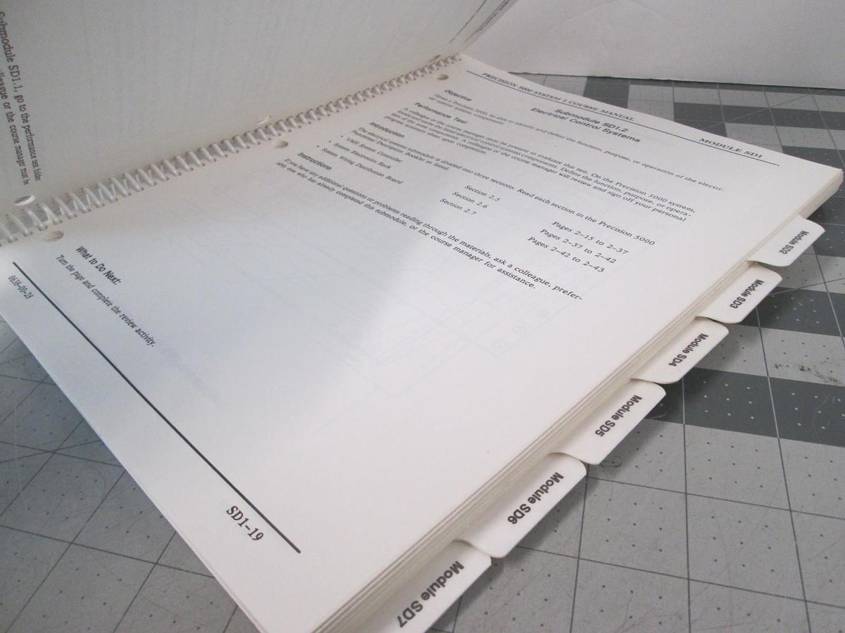 Used AMAT, Precision 5000 System I, Course Manual, Used