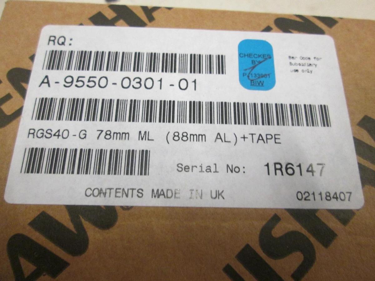 Renishaw, A-9550-0301, Probe, 78mm AL +Tape, New