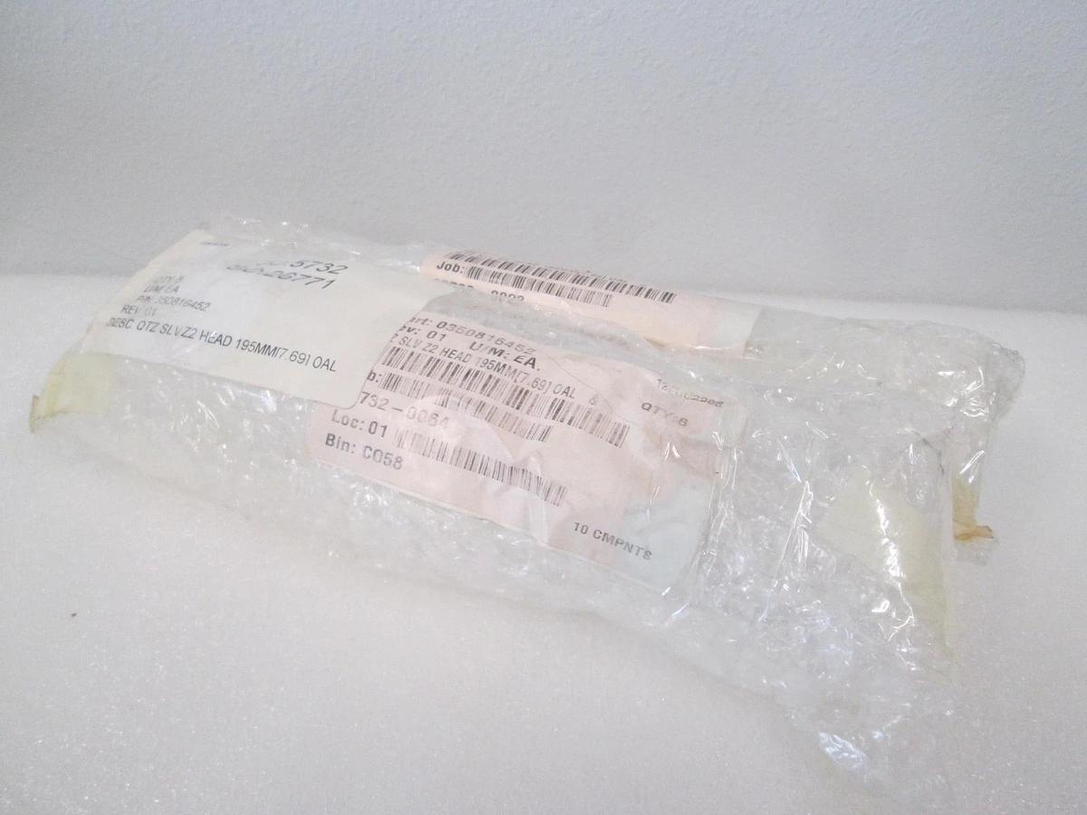 Quartz SLV Z2 Head, 195mm 7.691 OAL, New, Lot of 8