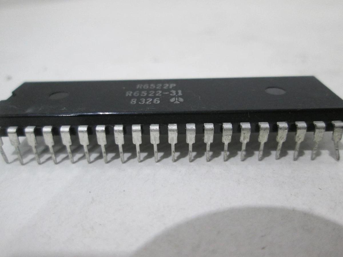 Used Rockwell, R6522, Integrated Circuit, Used