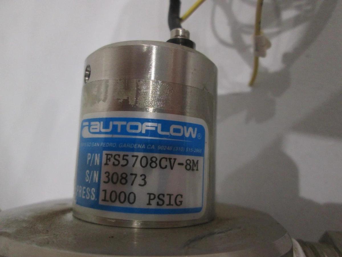 Used Autoflow, FS5708CV-8M, Airflow Valve, 1000 PSIG, Used