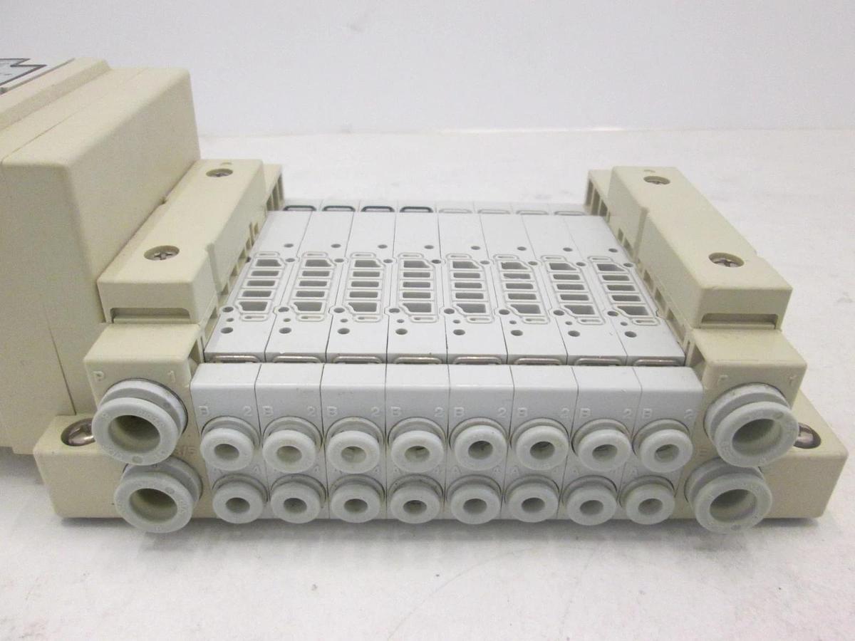 Used SMC, EX120-SDN1, DeviceNet Interface Module Assy w/ 8 Position, No Valve, Used