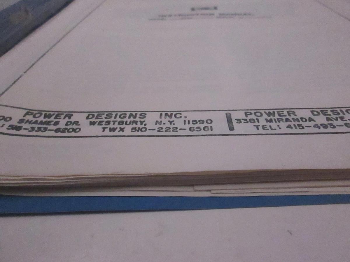 Used Power Designs Model 6150 Universal DC Power Source Instruction Manual, Used