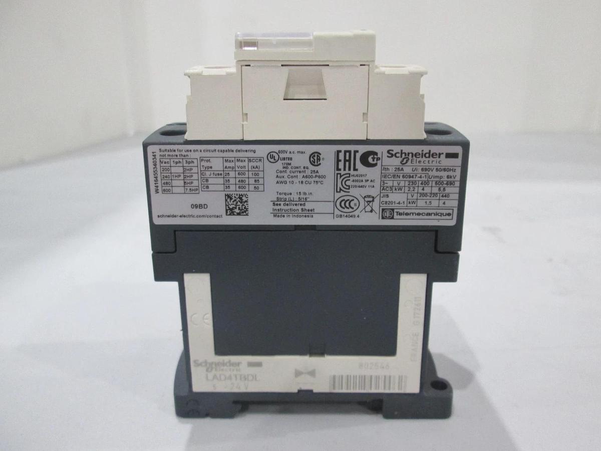 Used Schneider Electric, LC1 D09, TeSys Contactor, NWOB