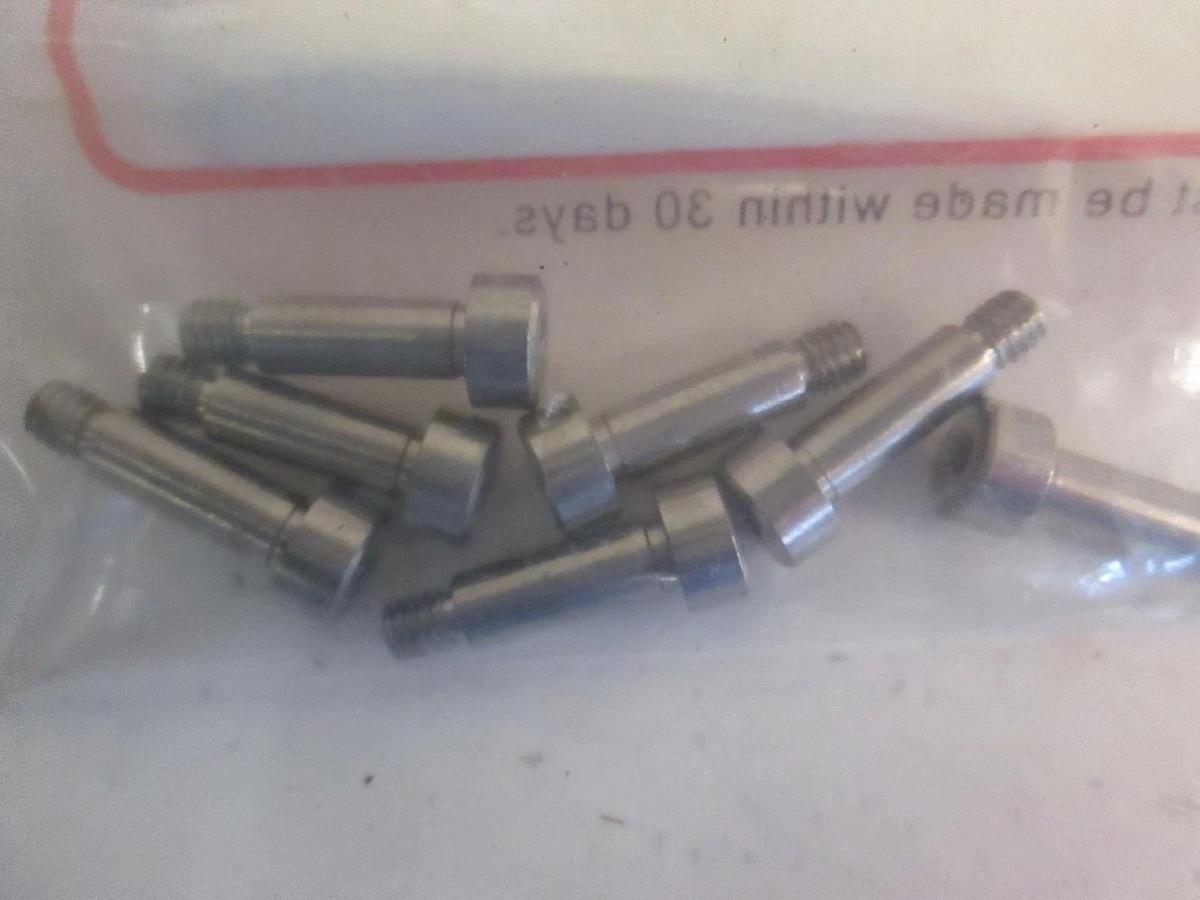 Olander, 3/16 X 1/2 8-32 SKT SHLDR SCR, 303SST, New, Lot of 7