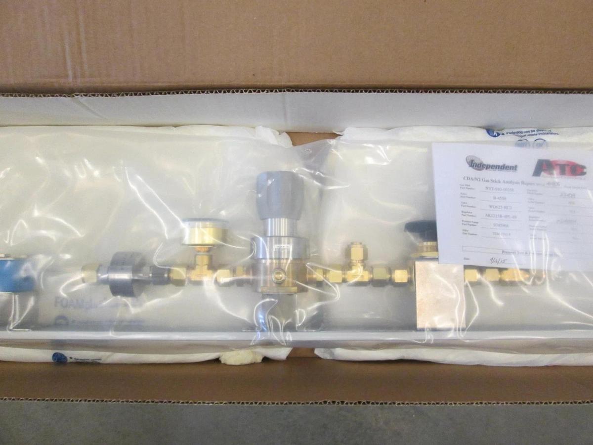 Aztech Controls CDA/N2 valve regulator gage filter Gas Stick, NVT-910-00258, New
