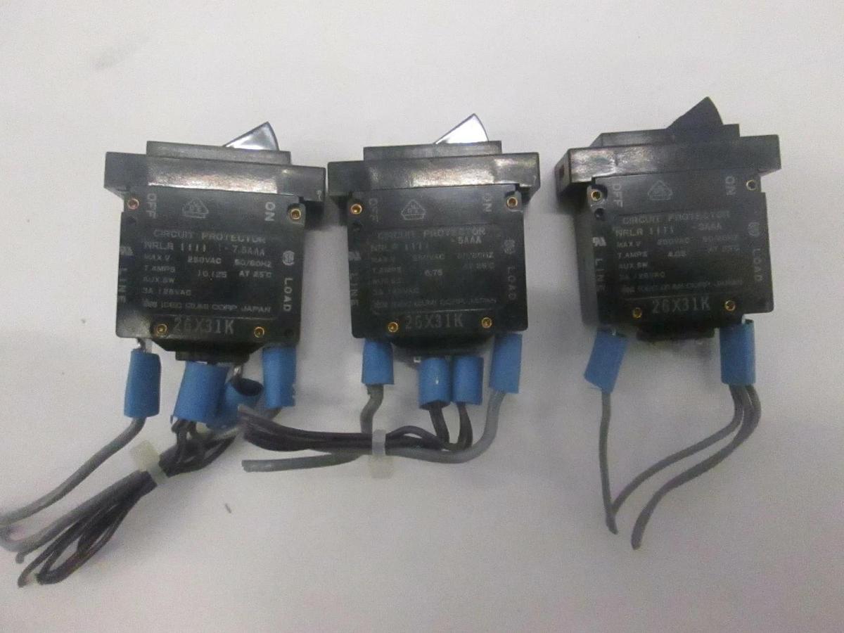 Used Fuji, 26X31K Circuit Protector, Used, Lot of 3