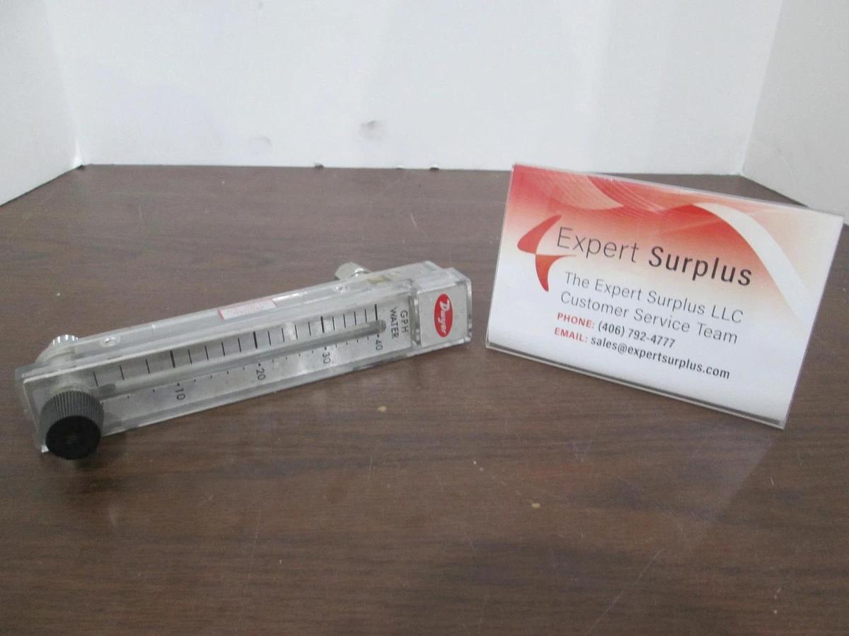 Used Dwyer, 0-40 GPH Water, Flowmeter, Used