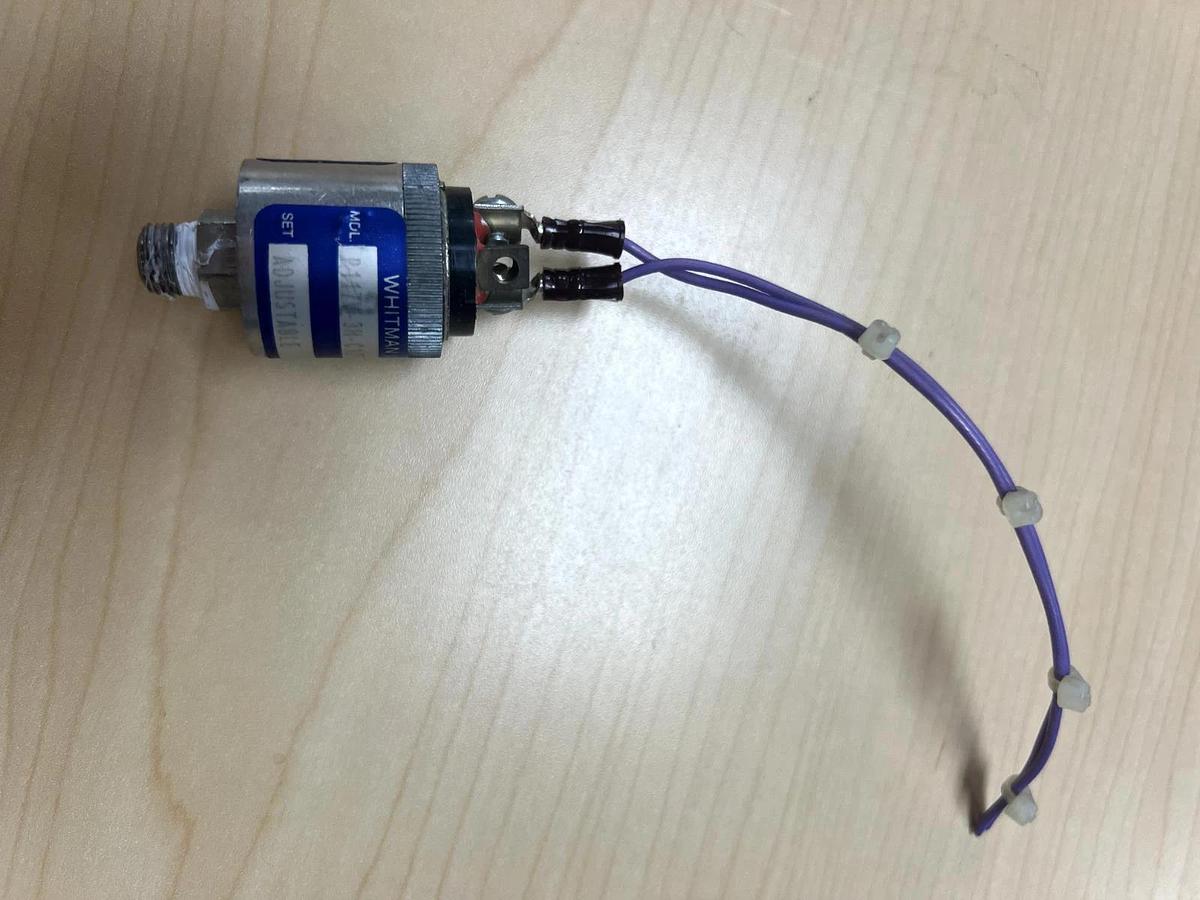 Used Whitman Controls P117V-3H-C12TS Adjustable Pressure Switch, Used
