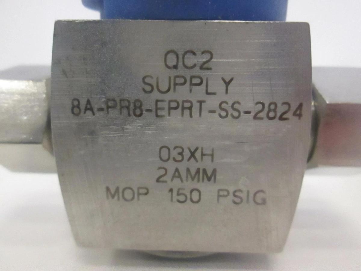 Used Parker, 8A-PR8-EPRT-SS-2824 QC2 Supply Valve, Used