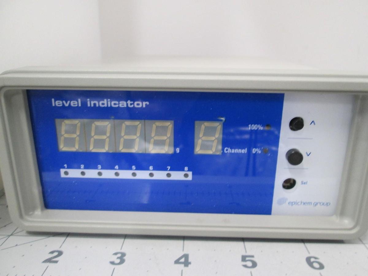 Used Epichem Group, EPCR-8, Level Indicator 8 Channel Read Out, Used