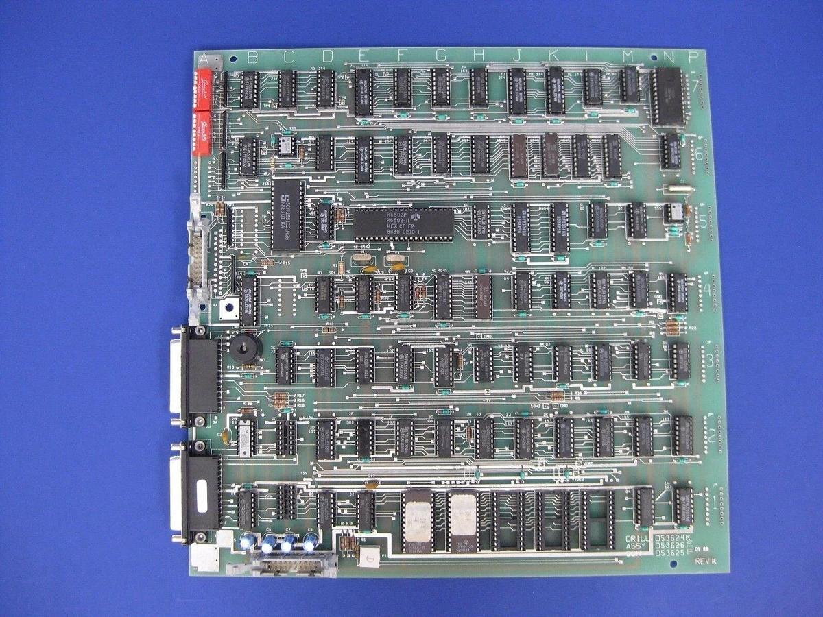 Used TMX 9002 mux CRT interface board Drill Assy SCH D53624K / D53626E / D53625F PCB